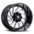 M12 Gloss Black Machined Alloy