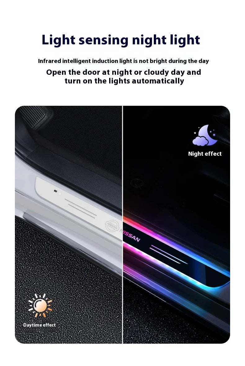 Wireless LED Welcome Door Sill Lights (Nissan)