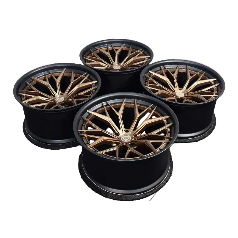 Custom 2-Piece Forged Deep Concave Aluminum Wheels – Bespoke Setup | JD Global Supply
