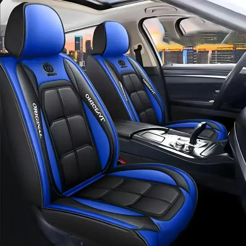 Premium Full-Coverage Leather Seat Cushion (All-Season)