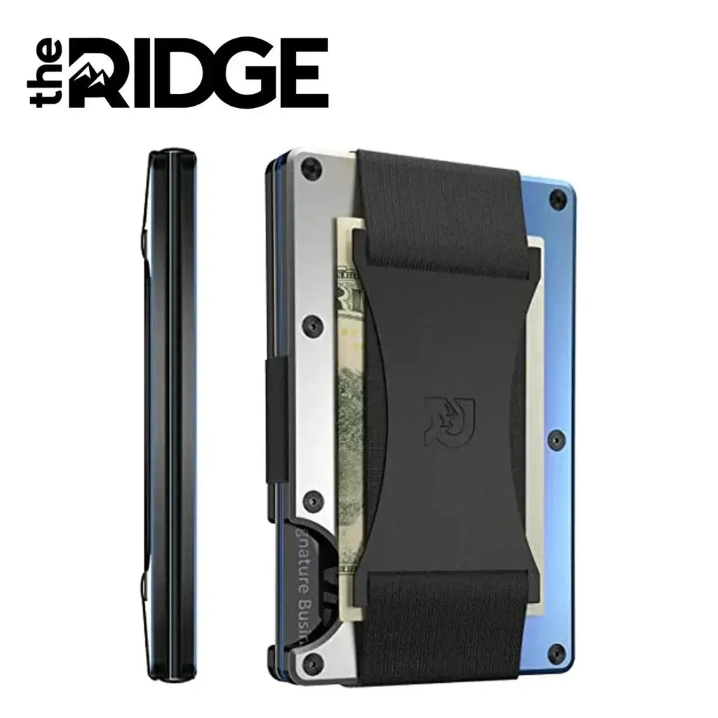 Premium Titanium EDC Wallet with Cash Strap | RFID Blocking