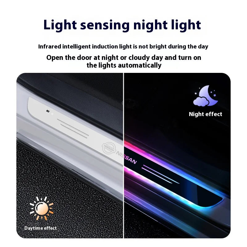 Wireless LED Welcome Door Sill Lights (Nissan)