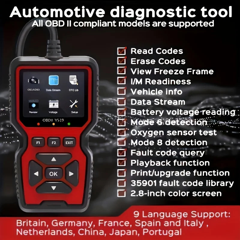 Drift & Drive Pro OBD2 Diagnostic Scanner (V519)