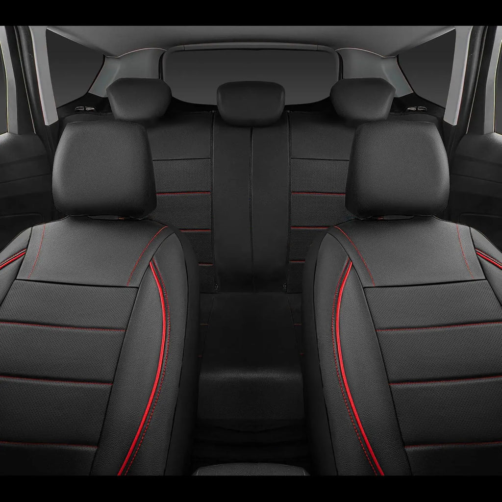 Premium Universal Leather Car Seat Cover Set (Full 5-Seat Interior)
