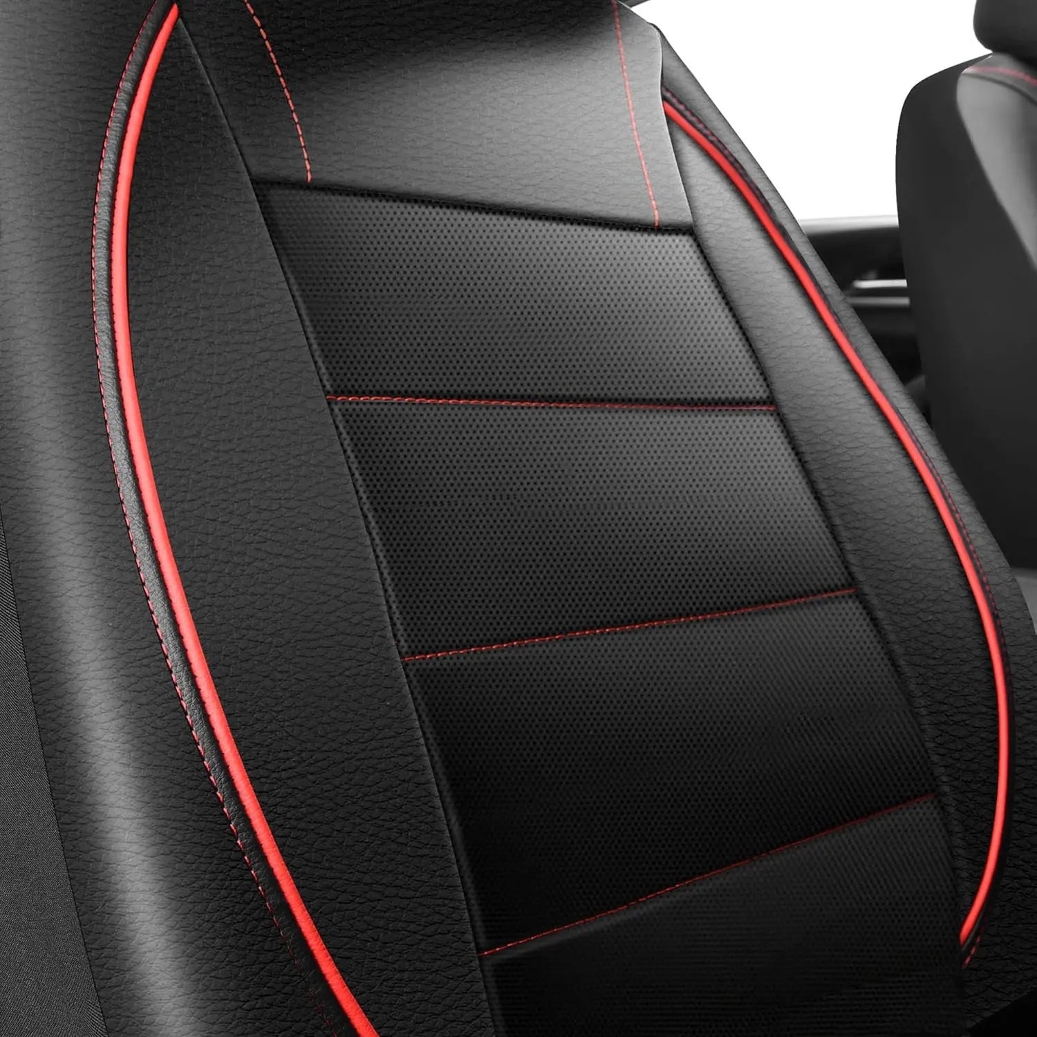 Premium Universal Leather Car Seat Cover Set (Full 5-Seat Interior)