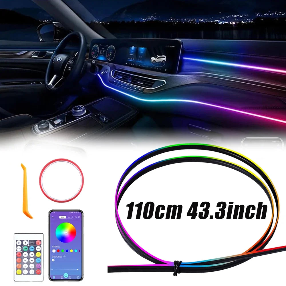 RGBIC Acrylic Ambient Car Ligh