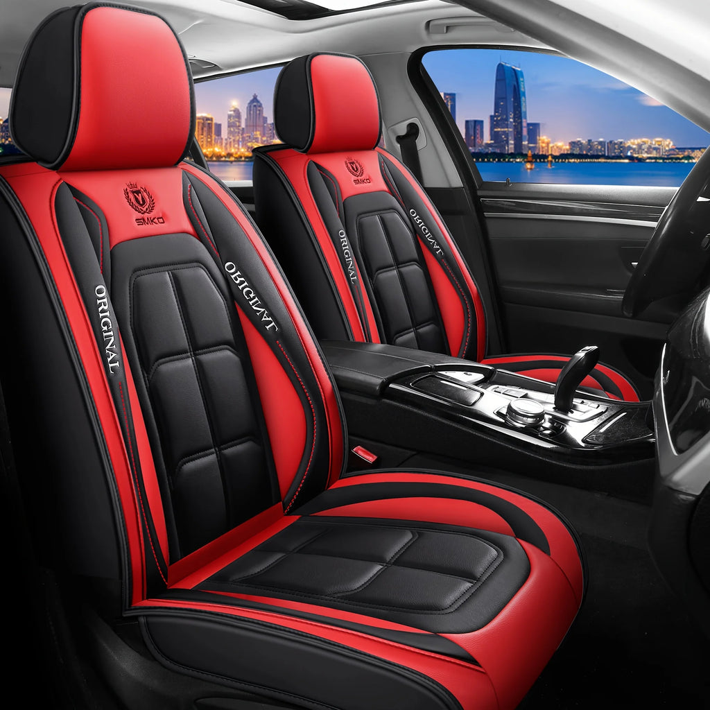 Premium Full-Coverage Leather Seat Cushion (All-Season)