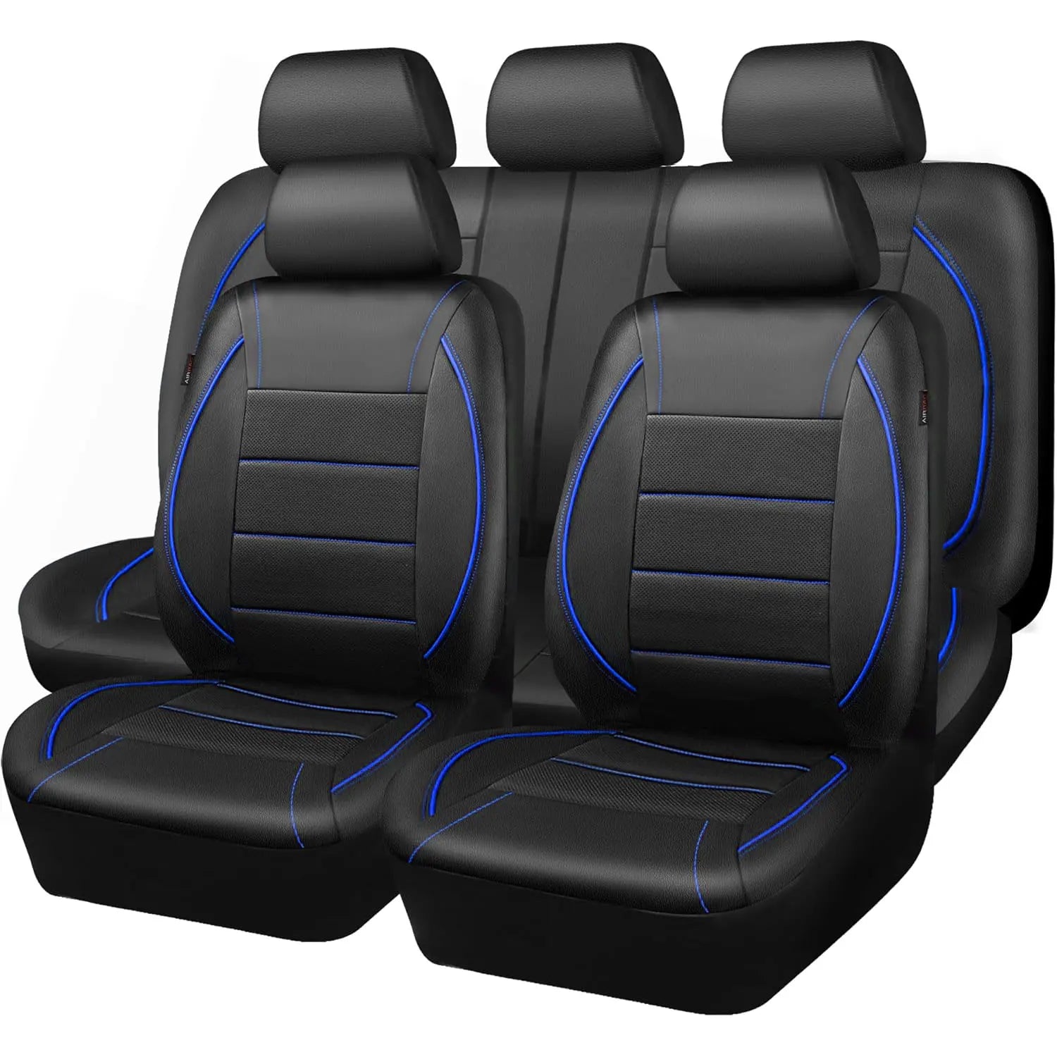 Premium Universal Leather Car Seat Cover Set (Full 5-Seat Interior)
