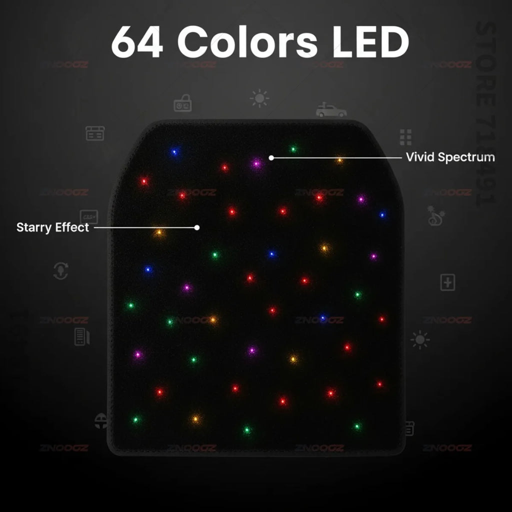 Premium LED Starry Sky Floor Mats (Trim-to-Fit)
