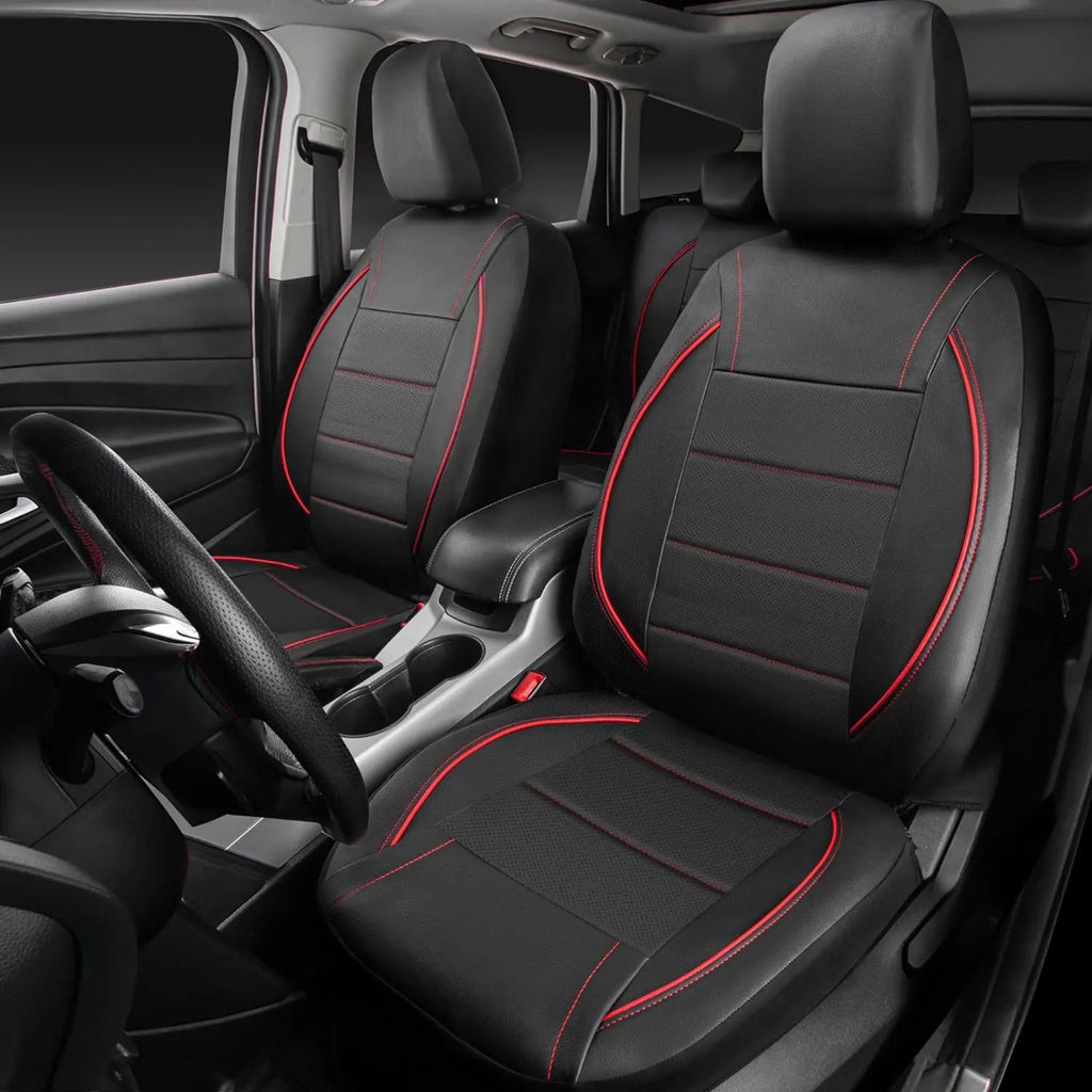 Premium Universal Leather Car Seat Cover Set (Full 5-Seat Interior)