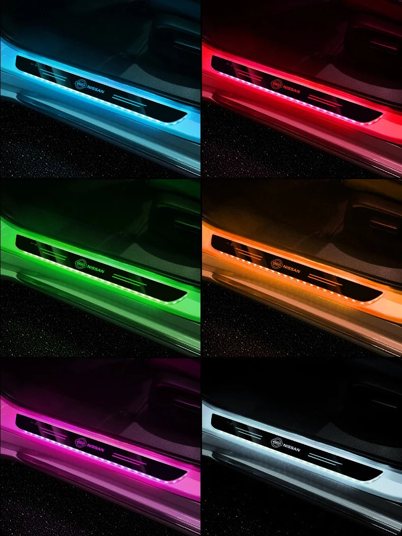 Wireless LED Welcome Door Sill Lights (Nissan)