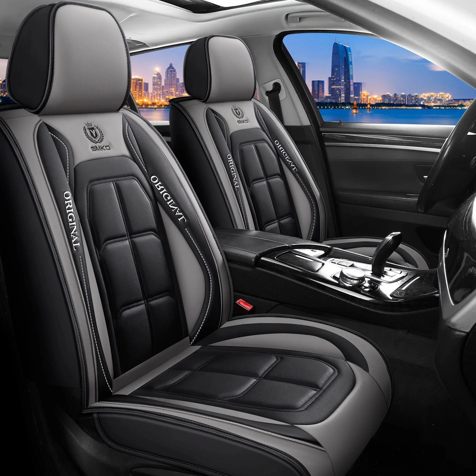 Premium Full-Coverage Leather Seat Cushion (All-Season)