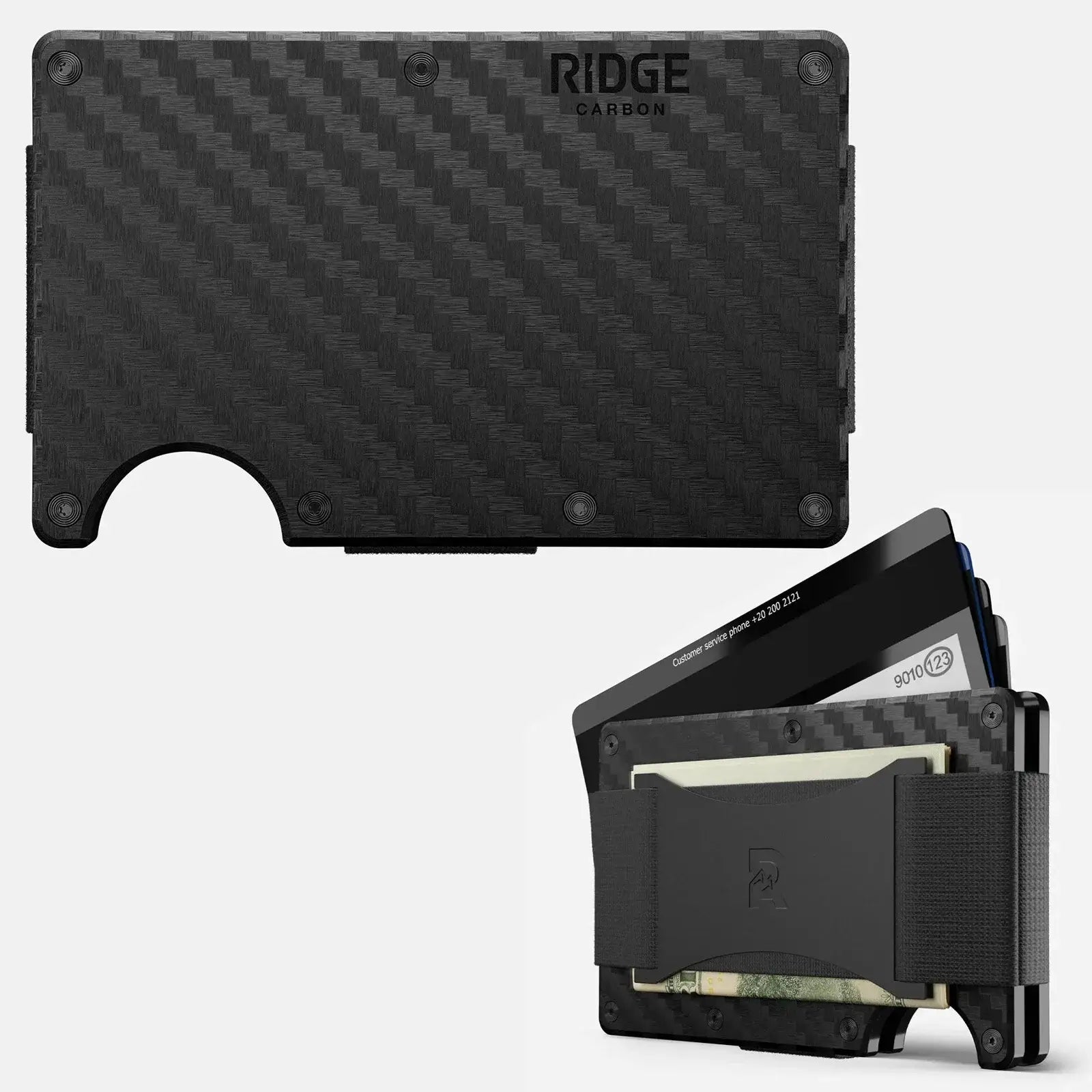 The Ridge Wallet for Men RFID Protected Front