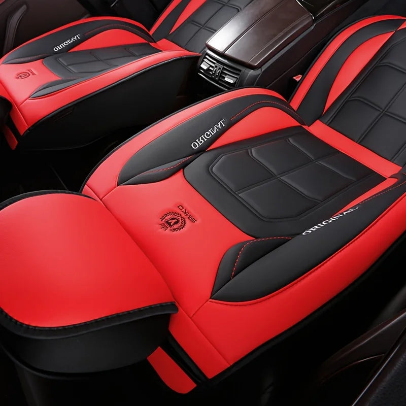 Premium Full-Coverage Leather Seat Cushion (All-Season)