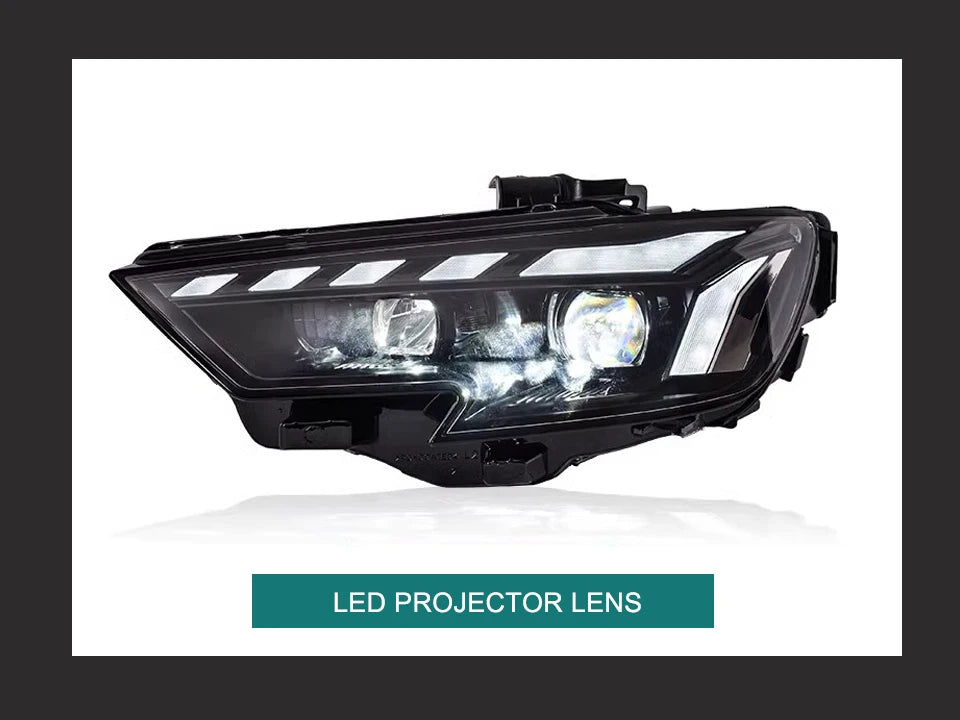 Premium Full LED Headlight Assembly with Dynamic Signals (Audi A3/S3 8V 2017-2020)