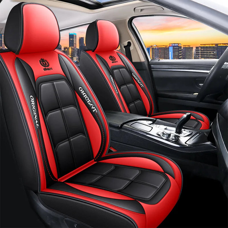 Premium Full-Coverage Leather Seat Cushion (All-Season)