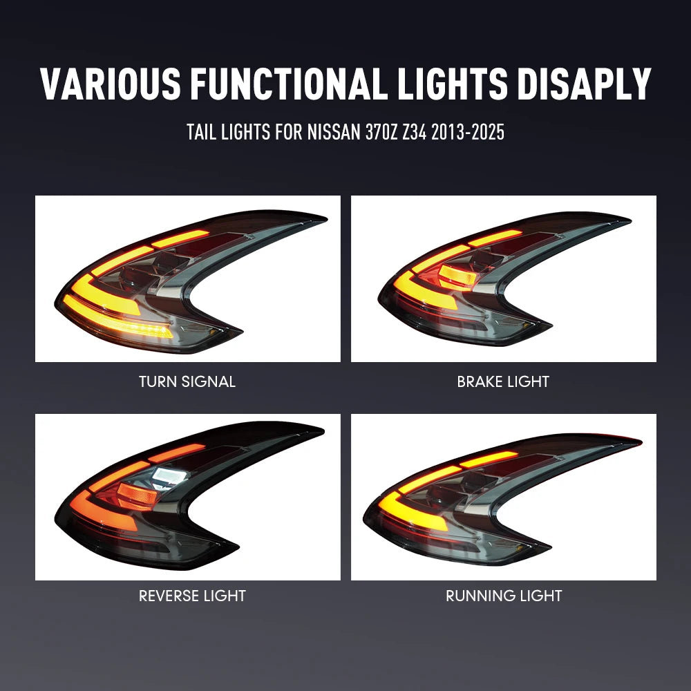 Premium LED Tail Light Assembly (Nissan 370Z / Z34)