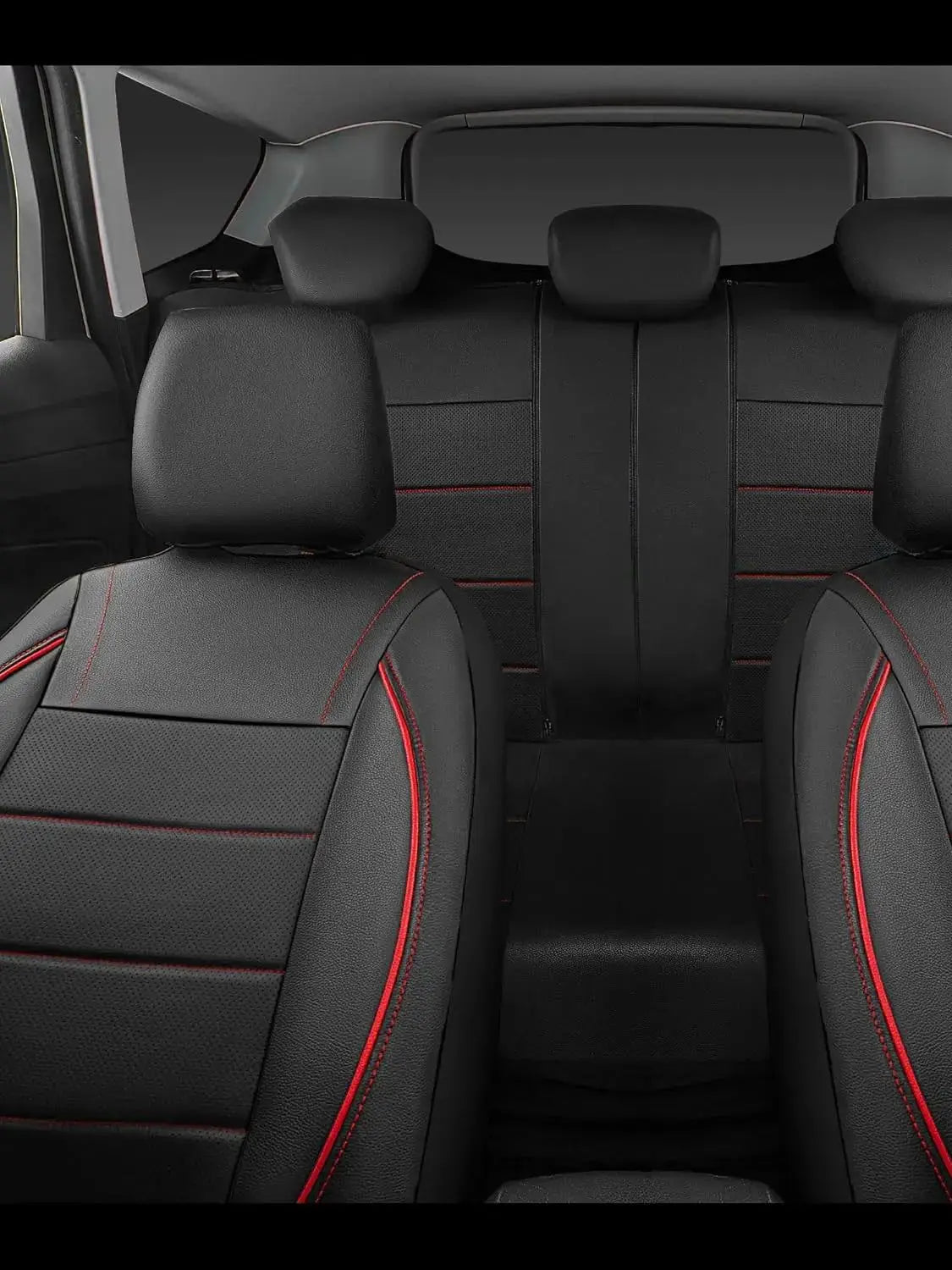 Premium Universal Leather Car Seat Cover Set (Full 5-Seat Interior)