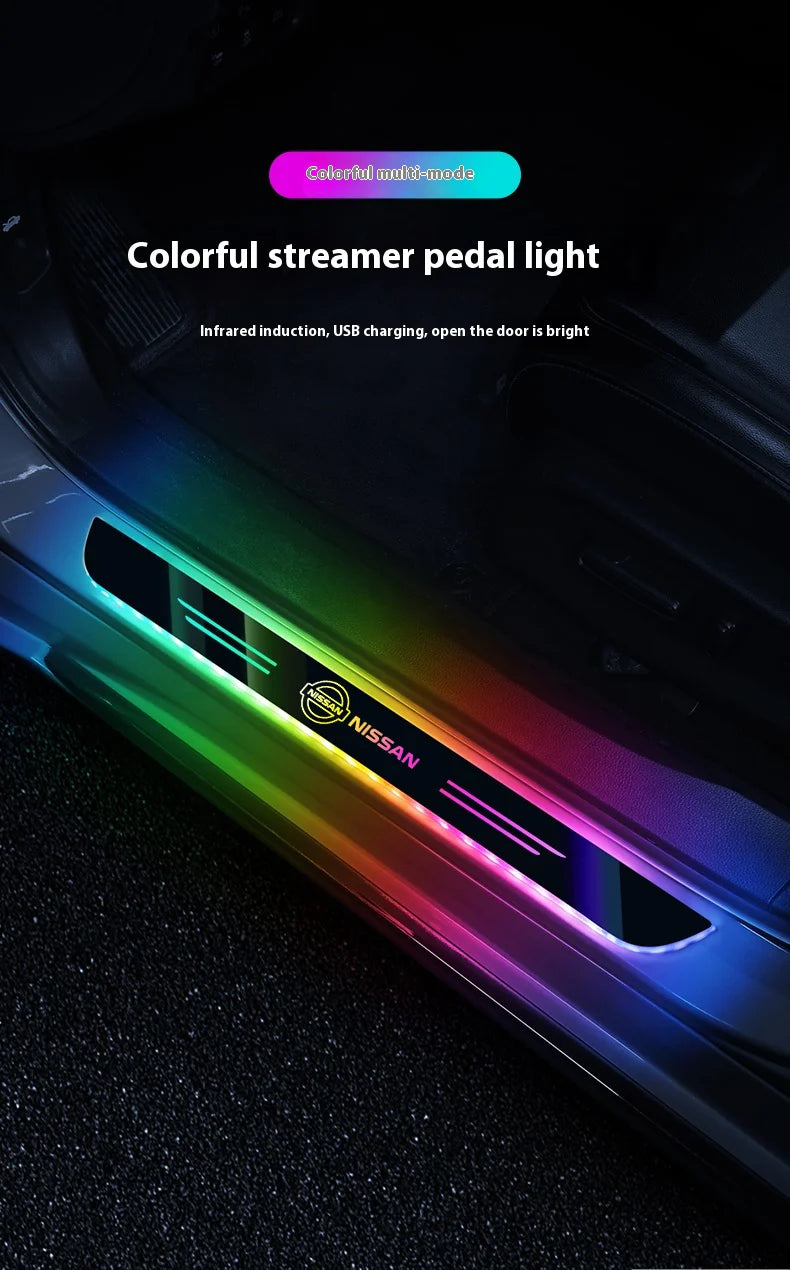 Wireless LED Welcome Door Sill Lights (Nissan)