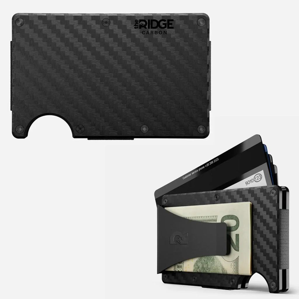 Premium Titanium EDC Wallet with Cash Strap | RFID Blocking