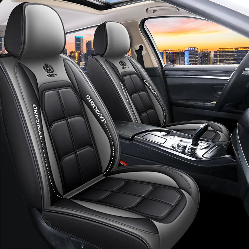 Premium Full-Coverage Leather Seat Cushion (All-Season)