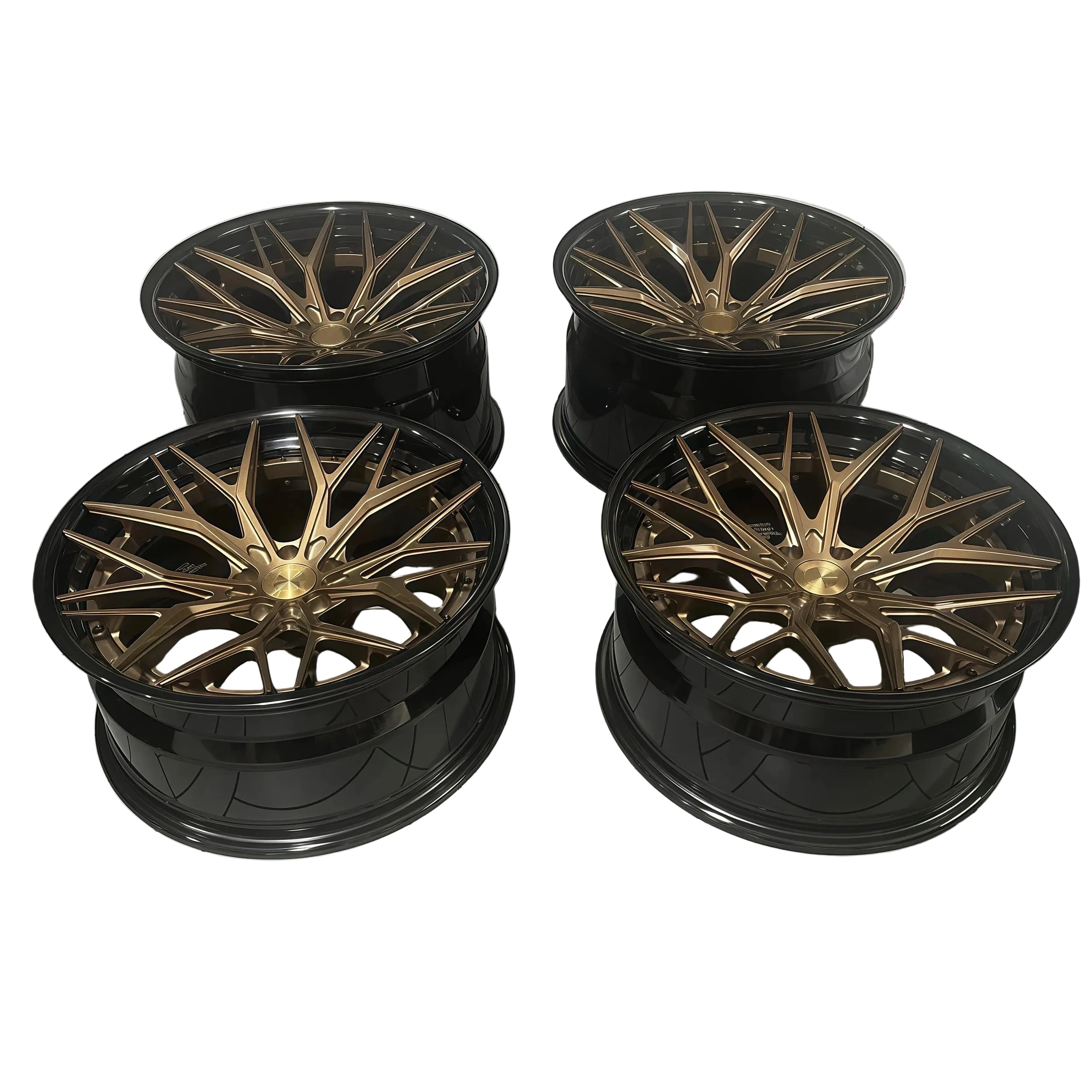 Custom 2-Piece Forged Deep Concave Aluminum Wheels – Bespoke Setup | JD Global Supply