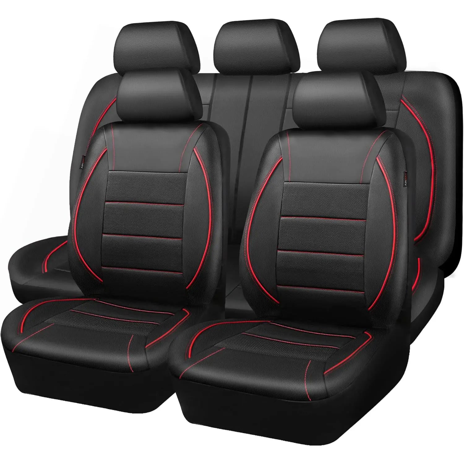 Premium Universal Leather Car Seat Cover Set (Full 5-Seat Interior)