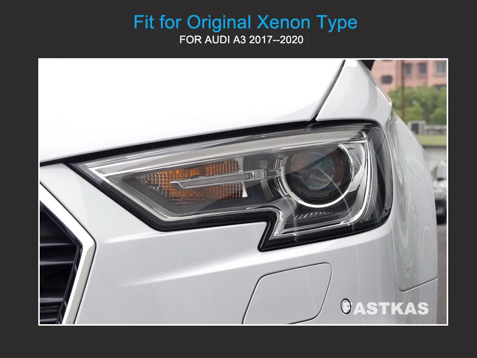 Premium Full LED Headlight Assembly with Dynamic Signals (Audi A3/S3 8V 2017-2020)