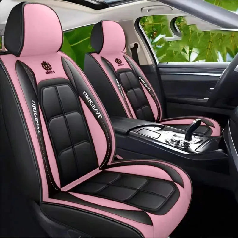 Premium Full-Coverage Leather Seat Cushion (All-Season)
