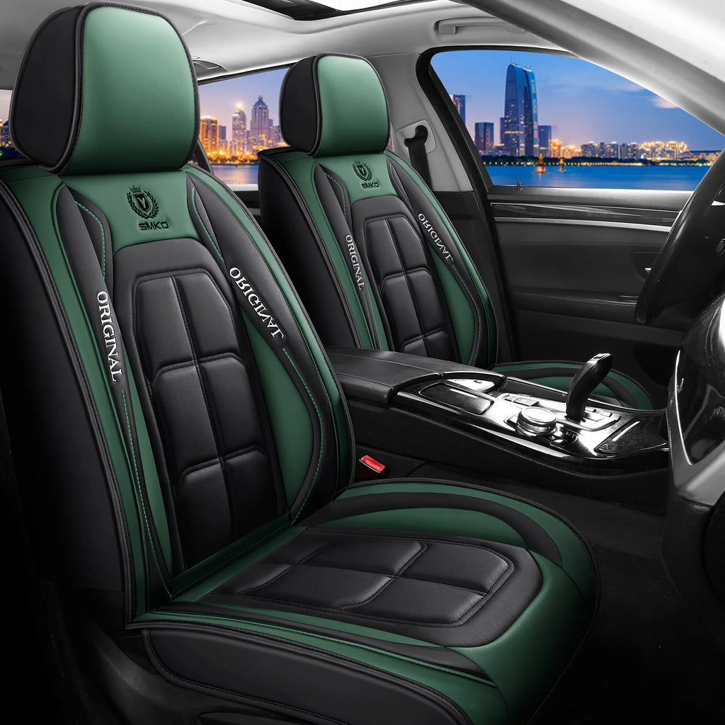 Premium Full-Coverage Leather Seat Cushion (All-Season)