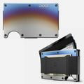 Premium Titanium EDC Wallet with Cash Strap | RFID Blocking